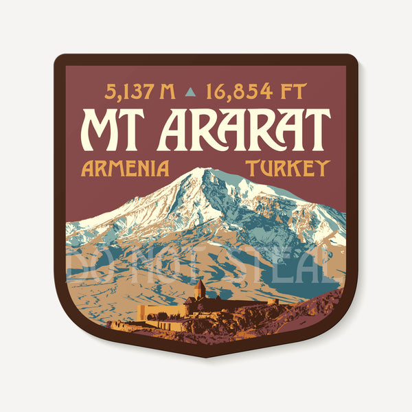 Mt Ararat Sticker