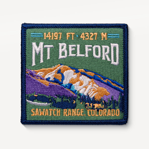 Mount Belford Colorado 14er Patch