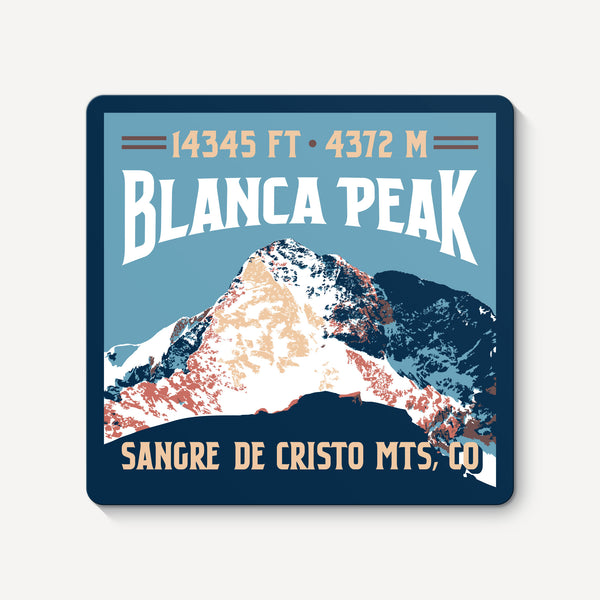 Blanca Peak Colorado 14er Sticker