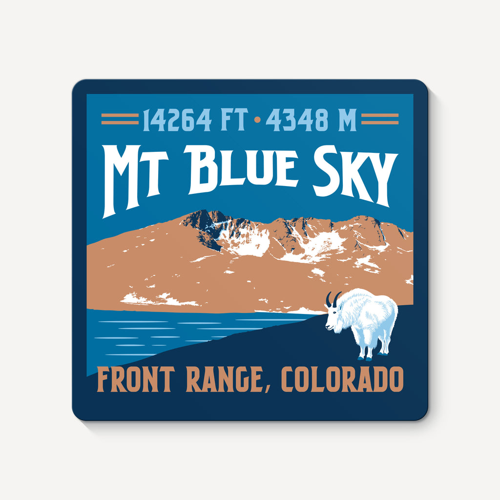 Mt. Blue Sky Colorado 14er Sticker