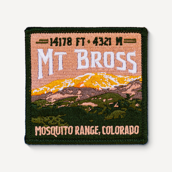 Mount Bross Colorado 14er Patch