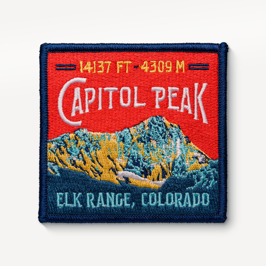 Capitol Peak Colorado 14er Patch