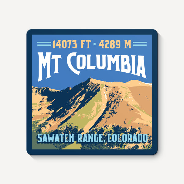 Mount Columbia Colorado 14er Sticker