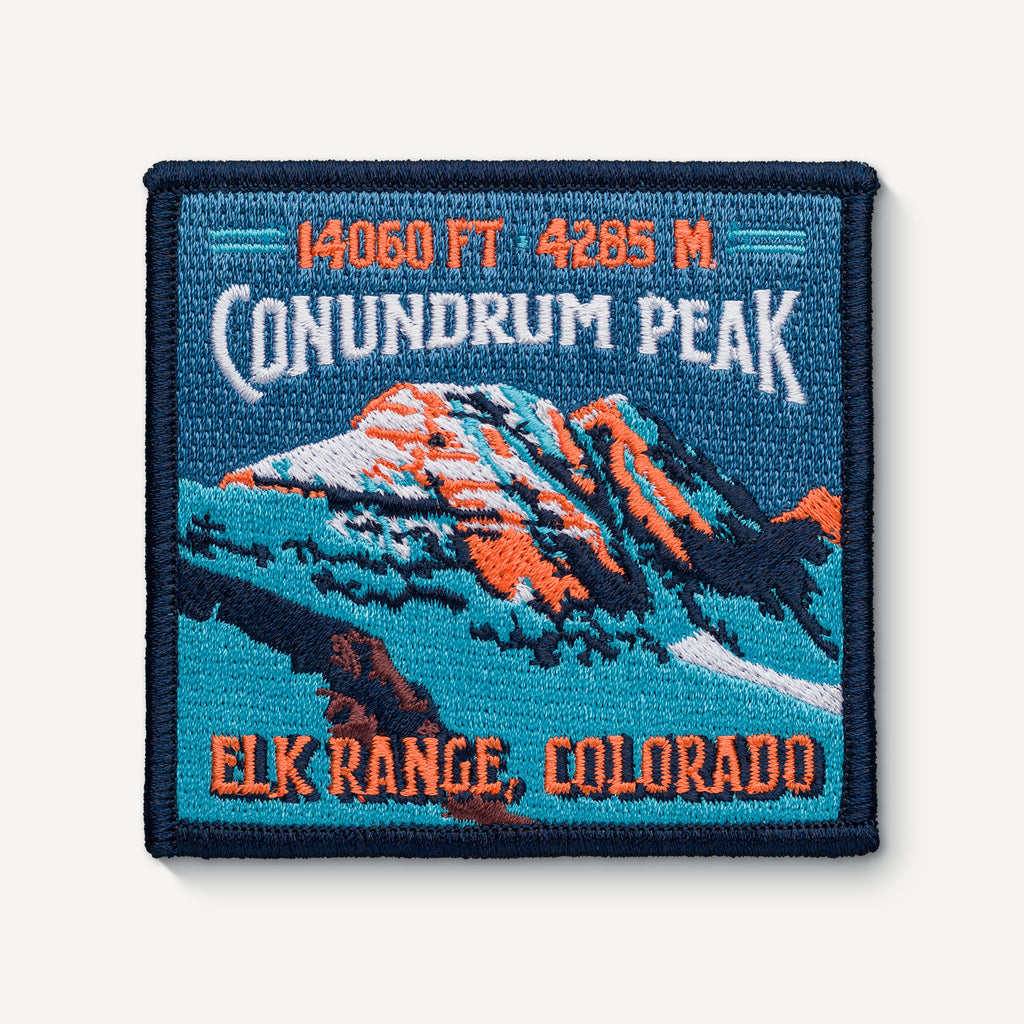 Conundrum Peak Colorado 14er Patch