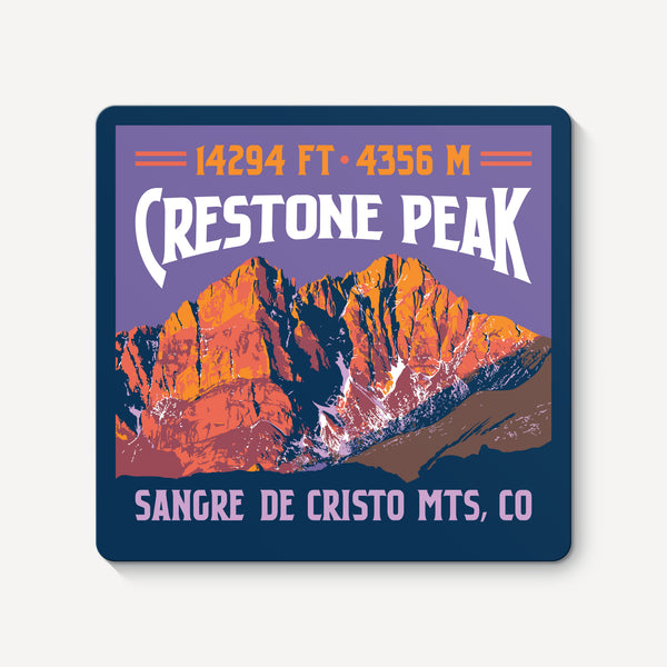 Crestone Peak Colorado 14er Sticker