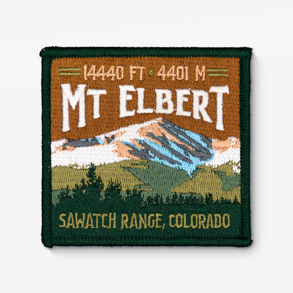 Mount Elbert Colorado 14er Patch