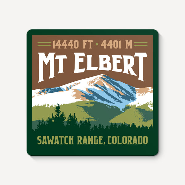 Mount Elbert Colorado 14er Sticker