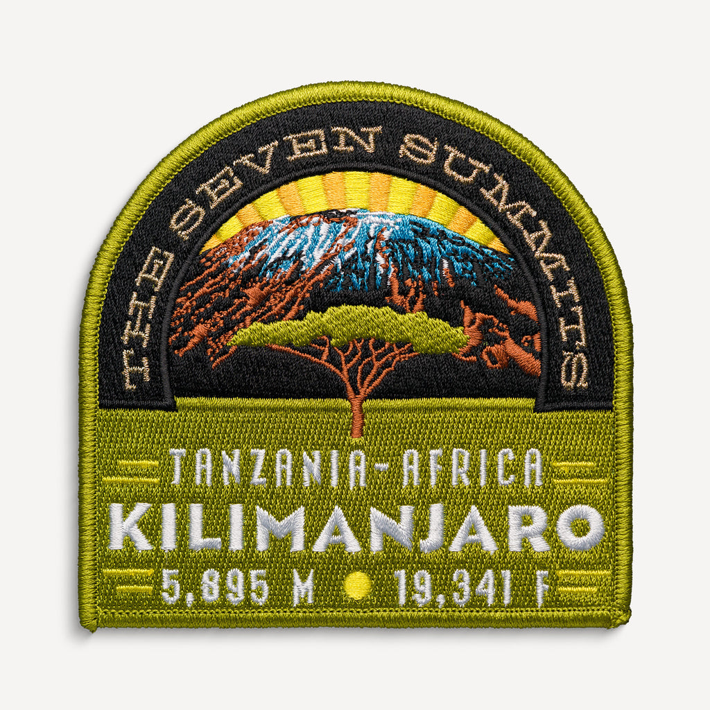 Kilimanjaro Seven Summits Iron on Patch