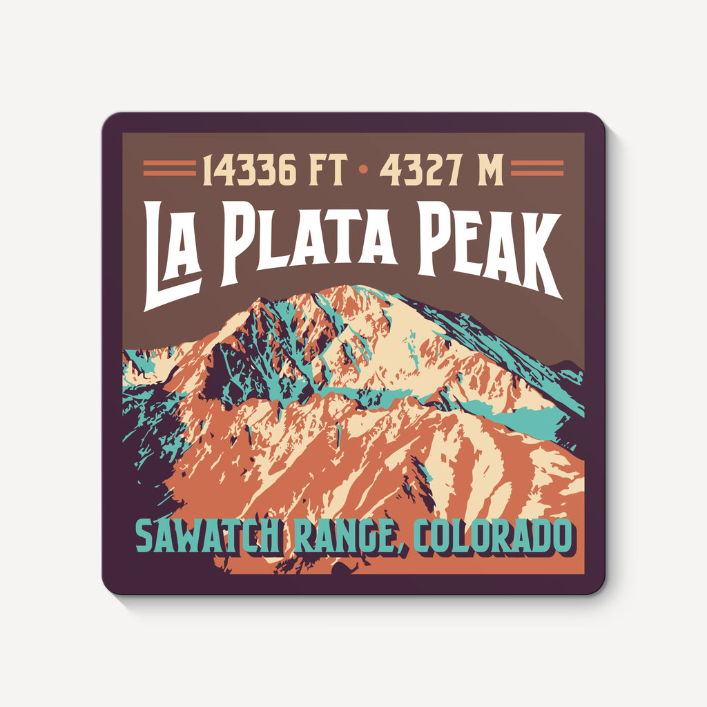 La Plata Peak Colorado 14er Sticker