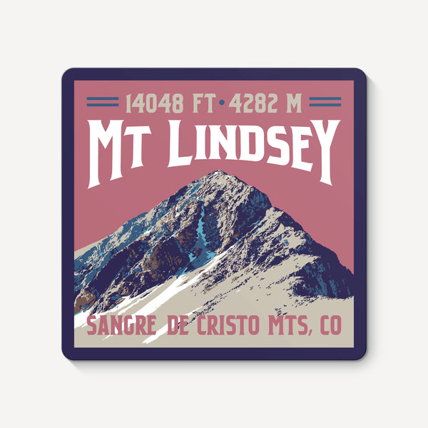 Mt Lindsey Colorado 14er Sticker