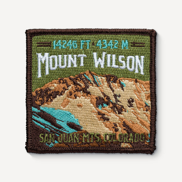 Mount Wilson Colorado 14er Patch