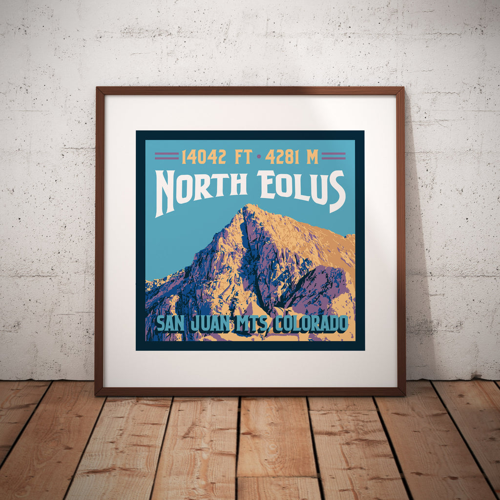 North Eolus Colorado 14er Print