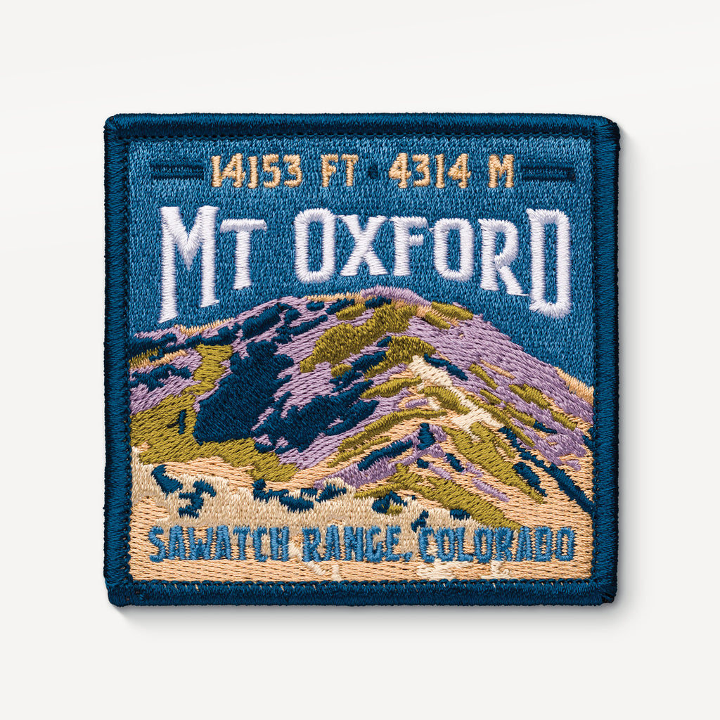 Mount Oxford Colorado 14er Patch