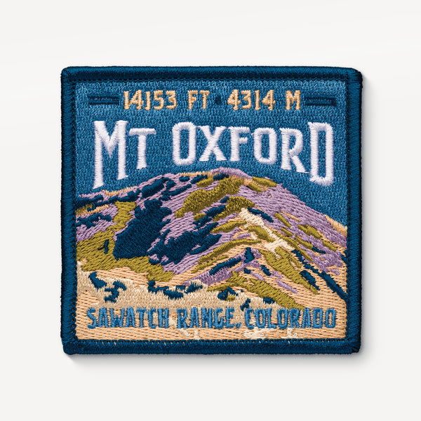 Mount Oxford Colorado 14er Patch