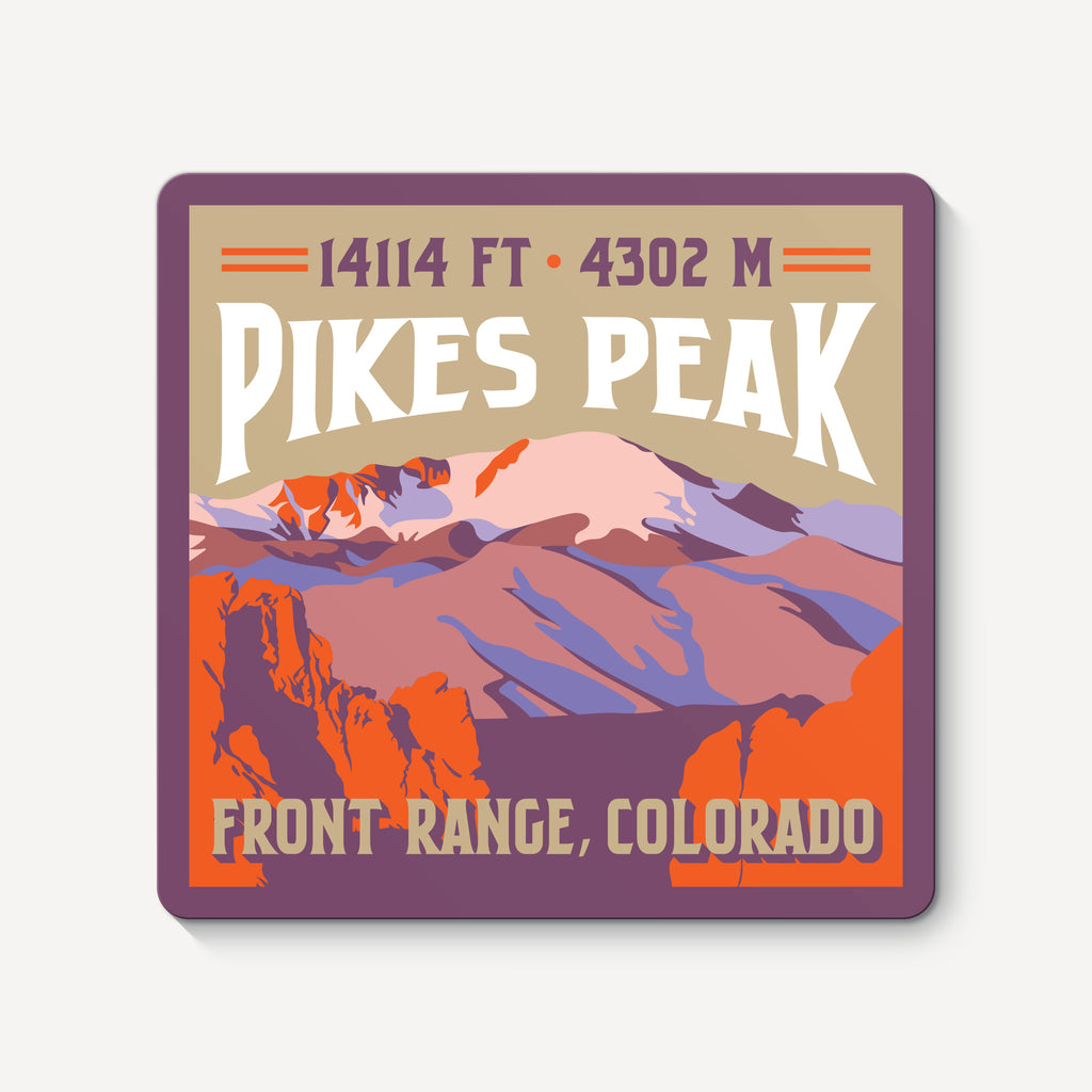 Pikes Peak Colorado 14er Sticker