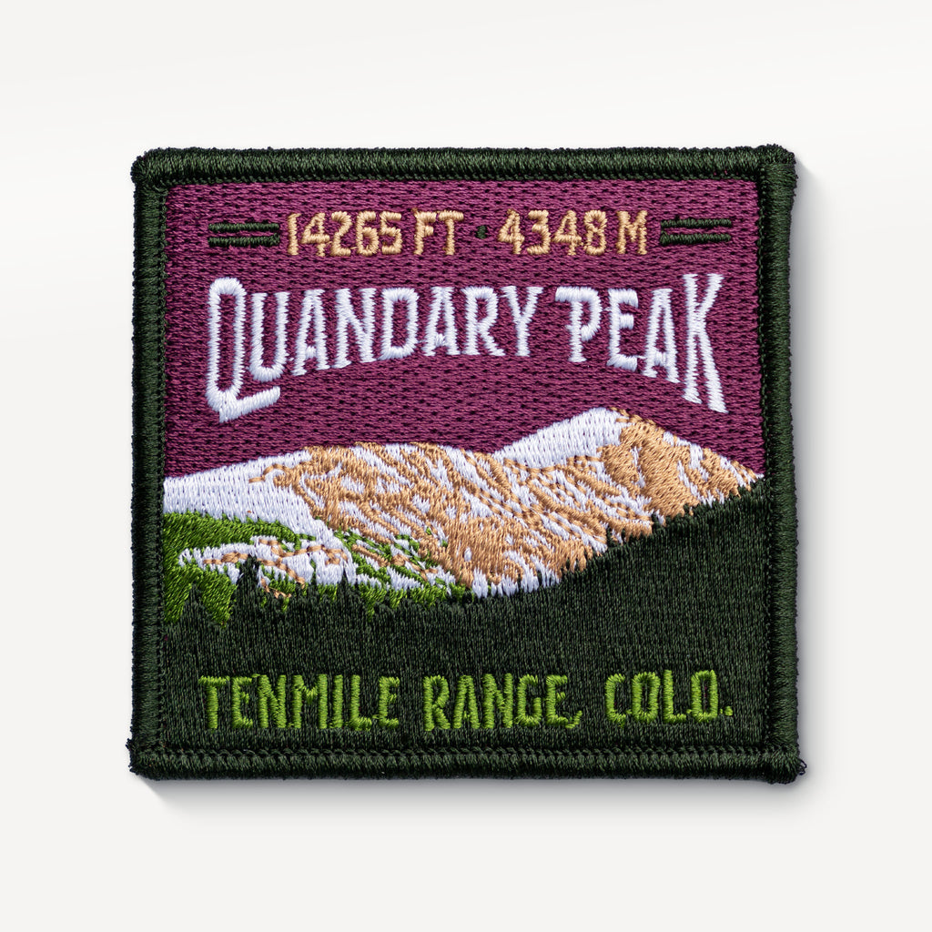 Quandary Peak Colorado 14er Patch