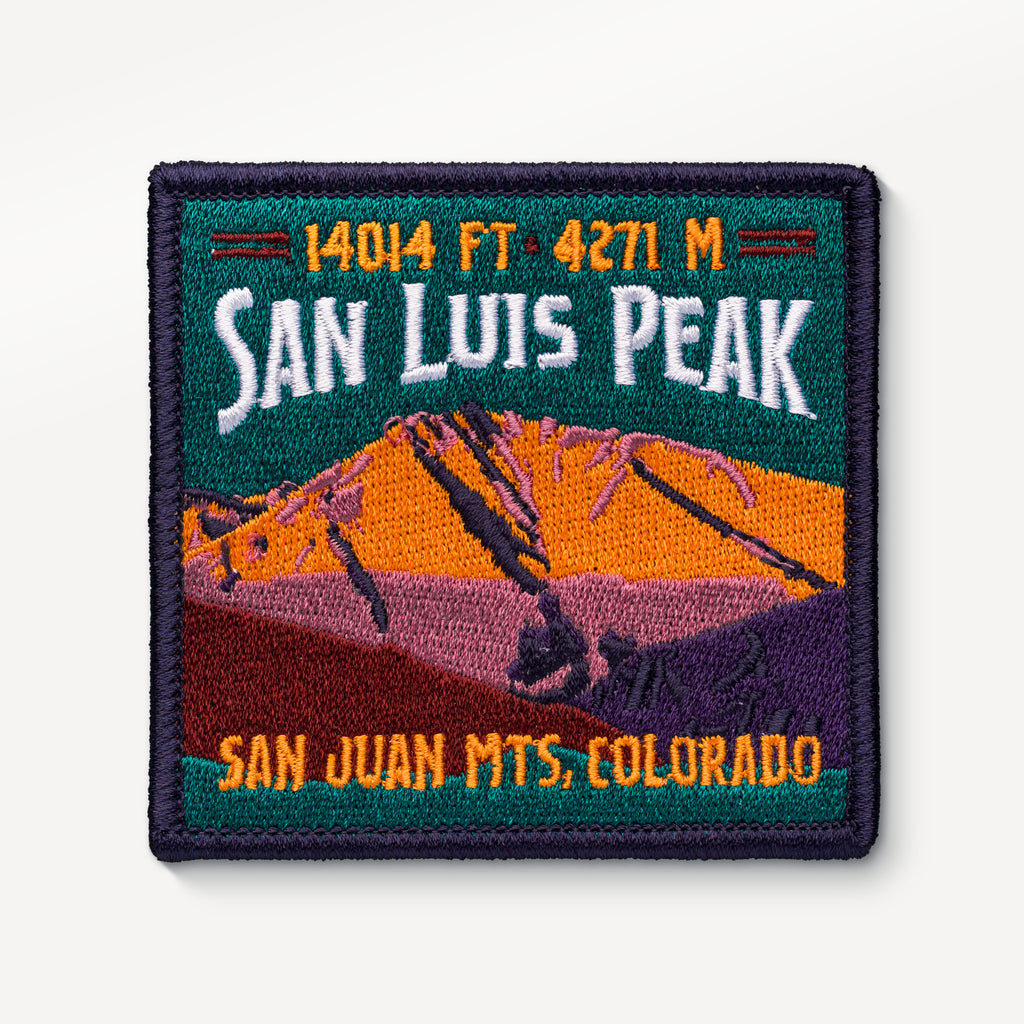 San Luis Peak Colorado 14er Patch