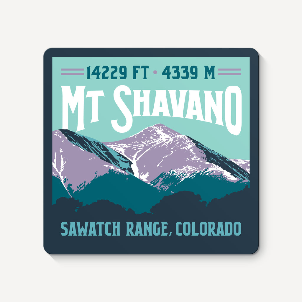 Mount Shavano Colorado 14er Sticker