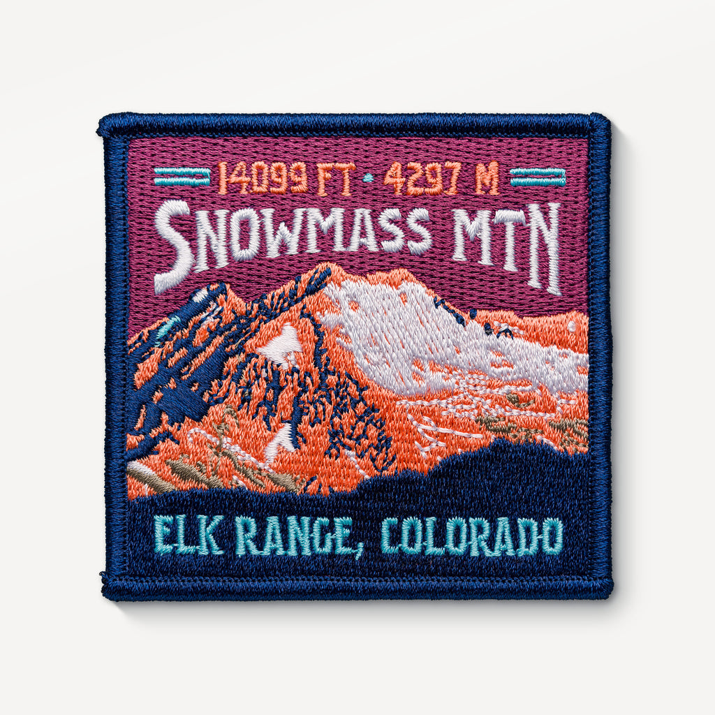 Snowmass Mountain Colorado 14er Patch