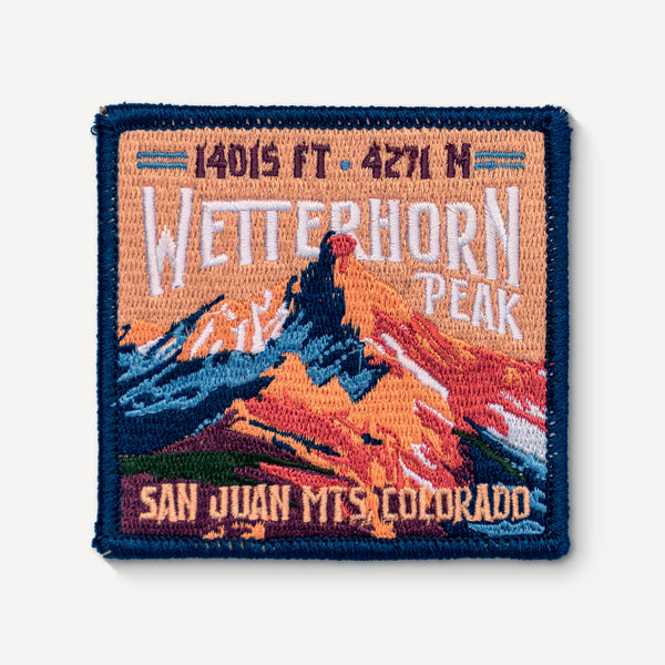 Wetterhorn Peak Colorado 14er Patch