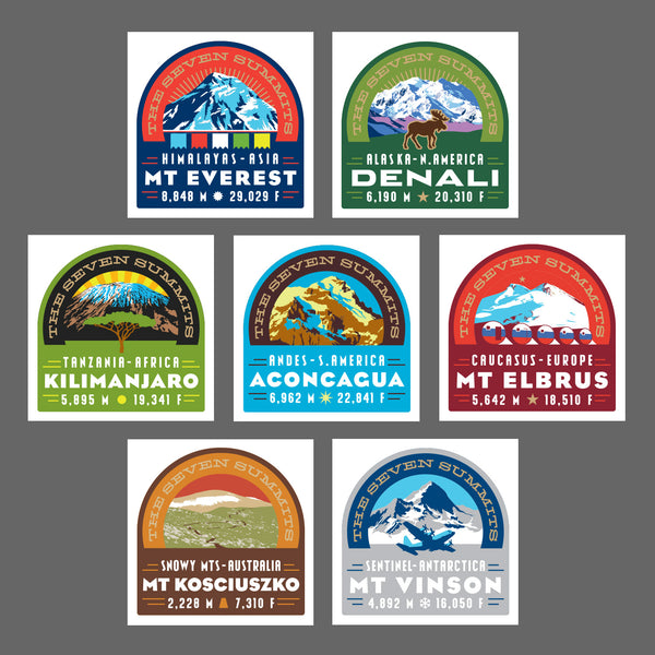 The Seven Summits Print Collection