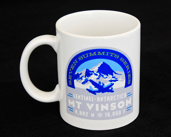 Mt. Vinson Antarctica Seven Summits Coffee Mug